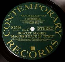 ●トップコンディション！オリジHoward McGhee / Maggie’s Back In Townワンホーン大名盤Shelly Manne,Phineas Newborn Jr.Leroy Vinnegar_画像2