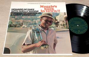 ●トップコンディション！オリジHoward McGhee / Maggie’s Back In Townワンホーン大名盤Shelly Manne,Phineas Newborn Jr.Leroy Vinnegar