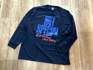 美品 ナッシンスペシャル NOTHIN’ SPECIAL 長袖Tシャツ XXXL 3XL メンズ ブラック プリント コットン オーバーサイズ ストリート スケボー