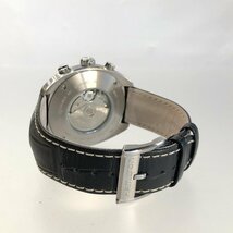 極美品 ハミルトン パンユーロ オートクロノ 自動巻き腕時計 H35756735 黒文字盤 レザーバンド 裏スケルトン デイト メンズ 質屋の質セブン_画像7