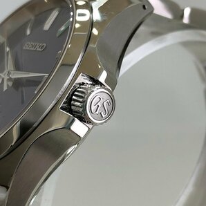 マスターショップ限定 極美品 グランドセイコー 腕時計 SBGA075 9R65-0BD0 スプリングドライブ ブルー文字盤 デイト GS メンズの画像6
