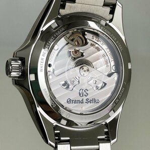 マスターショップ限定 極美品 グランドセイコー 腕時計 SBGA075 9R65-0BD0 スプリングドライブ ブルー文字盤 デイト GS メンズの画像4