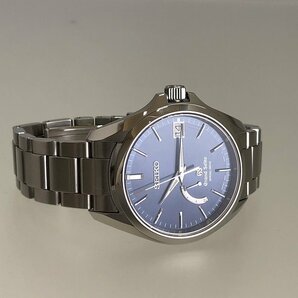 マスターショップ限定 極美品 グランドセイコー 腕時計 SBGA075 9R65-0BD0 スプリングドライブ ブルー文字盤 デイト GS メンズの画像7