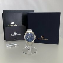 マスターショップ限定 極美品 グランドセイコー 腕時計 SBGA075 9R65-0BD0 スプリングドライブ ブルー文字盤 デイト GS メンズ_画像2