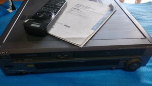 SONY　８㎜　VHS　Wデッキ　WV-TW1　中古現状品　説明書リモコン付き　送料込み
