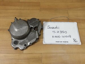 中古入庫　スズキ社製　グース350純正エンジンパーツ　クラッチ部カバー　