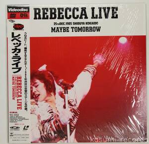 【帯付LD】REBECCA/レベッカ・ライブ 1985年12月25日(並良品,レーザー)