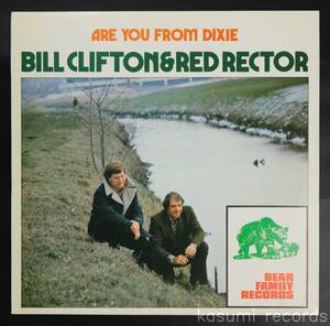 【西独盤LP】BILL CLIFTON & RED RECTOR/ARE YOU FROM DIXIE(並良品,ドイツ録音,ブルーグラスディキシー)