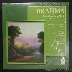 【US盤LP】バックハウス,カール・ベーム,WPh/ブラームス:ピアノ協奏曲 第1番(並良品,53年録音,Wilhem Backhaus,Karl Bohm)