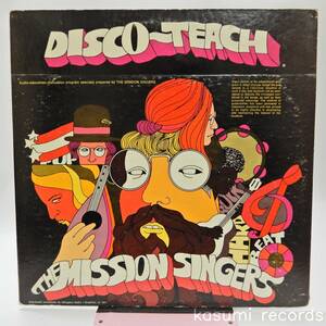 【US-ORIG. LP】Mission Singers/Disco-Teach(並品,71年教育GARAGE自主盤)