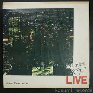 【自主盤LP】GYPSY RAMS #9・#10/とっておきのキラッ!! LIVE(並良,1980,大妻女子短大,細野晴臣,NED DOHENY,ストーンズカバー,下村誠)