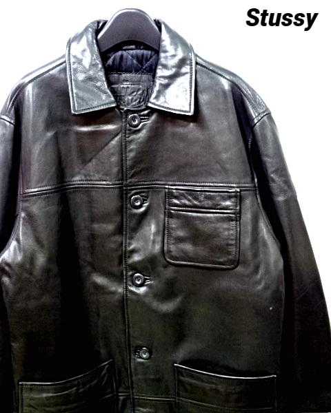 2025年最新】Yahoo!オークション -「stussy ジャケット レザー 2025年最新】Yahoo!オークション -「stussy ジャケット レザー