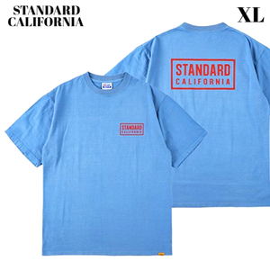 XL 新品【STANDARD CALIFORNIA SD HEAVYWEIGHT BOX LOGO Tee BLUE スタンダードカリフォルニア ヘビーウェイト Tシャツ SD Tシャツ】