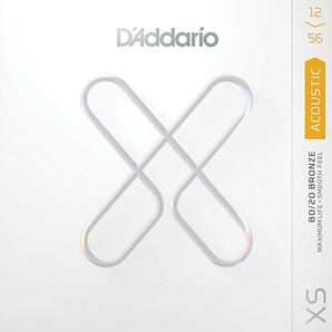 D'Addario XSABR1256 Light Top/Medium Bottom 012-056 80/20 Bronze ダダリオ コーティング弦 アコギ弦