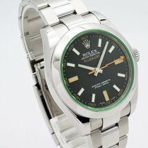 ロレックス ミルガウス 116400GV ROLEX Milgauss V番 自動巻き 保証書 純正BOX C002556_画像3