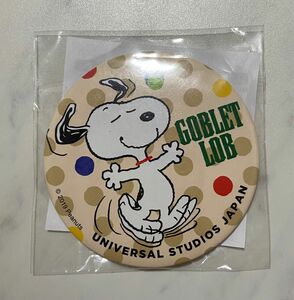 【非売品】USJ ユニバーサルスタジオジャパン スヌーピー 缶バッチ