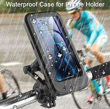 スマホホルダー 自転車・バイク用 防水 防塵 オートバイ ケース iPhone_画像2