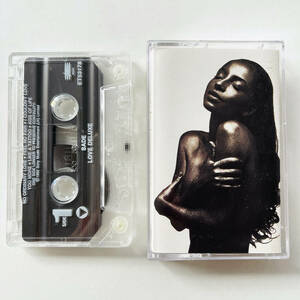  valuable US original record cassette tape ( Sade Love Deluxe ) Rav * Deluxe car -te-