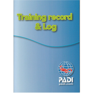 PADI ダイビング ログブック 70051J ポケットトレーニングレコード＆ログ(青) 【29ダイブ分】