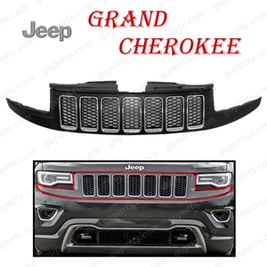  Jeep Grand Cherokee 2013~2016 SRT-8 WK WK36T WK36TA WK57 WK57A WK64 хромированный отделка сетчатая решетка 68143073AC