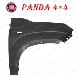 フィアット パンダ 4×4 フロント 右 フェンダー オーバーフェンダー 穴有 51931803 / 4WD FIAT Panda エアロ モール フォーバイフォー