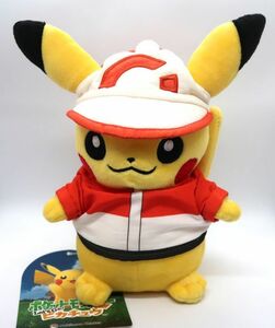 ポケモンセンター限定 ポケットモンスターLet'sGo!ピカチュウぬいぐるみ『ポケモン ピカ・ブイ』ピカチュウ(スポーツウェア)