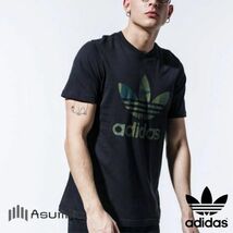 adidas アディダス オリジナルス カモ ティシャツ トレフォイル柄 XL 10525_画像4