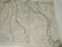 八尾　古地図　 地形図　地図　資料　46×38cm　枠切り取り　明治44年測図　　発行　　B2308_画像4