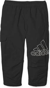 [KCM]Z-2adi-856-160* выставленный товар [adidas/ Adidas ] Junior тренировочные штаны MHtasa-3/5 брюки FTJ59-DU9835 черный 160