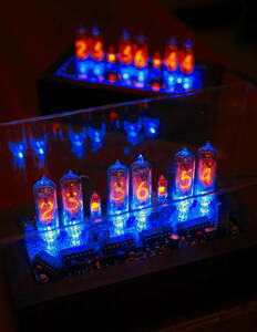 ●ニキシー管 時計●Nixie Tube Watch IN-16 / IN-3・8連表示●新品未使用●