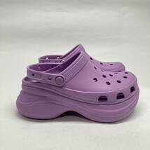 即決!良好! crocs classic bae clog w サイズW7 パープル系 / 厚底 クロックス クラシック ベイ クロッグ_画像8