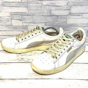 R4291bh【PUMA プーマ】28cm スニーカー ホワイト メンズ 靴 COMPSTAR CLASSIC コンペスタークラシック 360621 01 カジュアル ローカット 