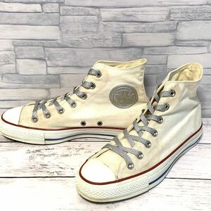 R4329bh【CONVERSE コンバース】24.5cm スニーカー ホワイト メンズ レディース ALLSTAR オールスター ハイカット シューズ 6J 08 02 A97 