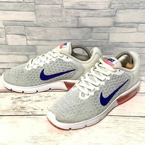 R4348bh ABC-MART限定【NIKE AIR MAX SEQUENT 2 ナイキ エアマックス シークエント】23cm スニーカー ホワイト レディース 靴 852465-146