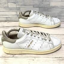 R4416bh【adidas アディダス】23.5cm スニーカー ホワイト レディース 靴 S75075 STAN SMITH スタンスミス ローカット シューズ_画像3