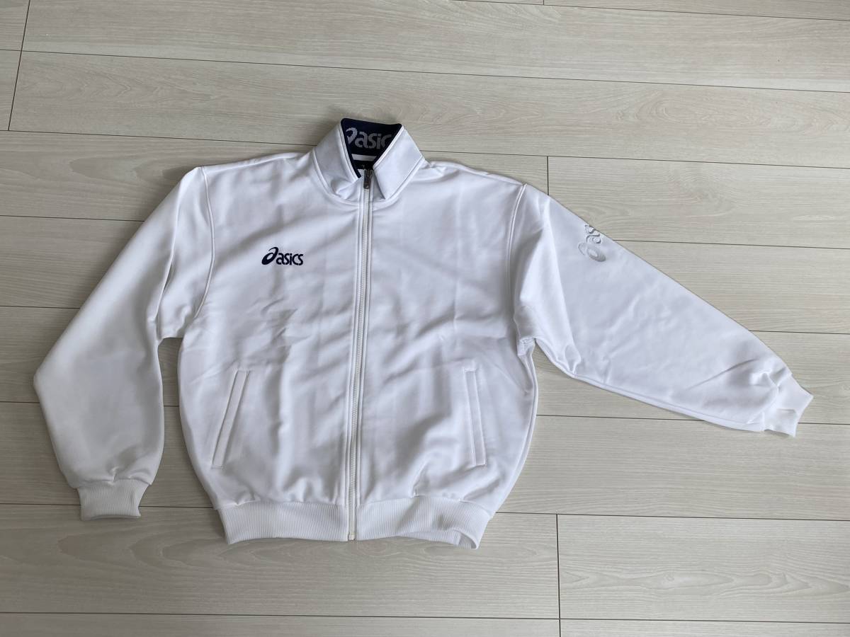 ☆asics アシックス XGT320 トレーニングジャケット Oサイズ メンズ 白