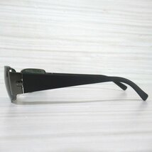 美品 Ray-ban レイバン 度なし フルリム サングラス RB3237 004 サイズ60□17 ブラックグリーン系レンズ C0801_画像4