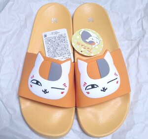 Natsume Tomo book nyanko -sensensei Shouse Sandal Orange M Size