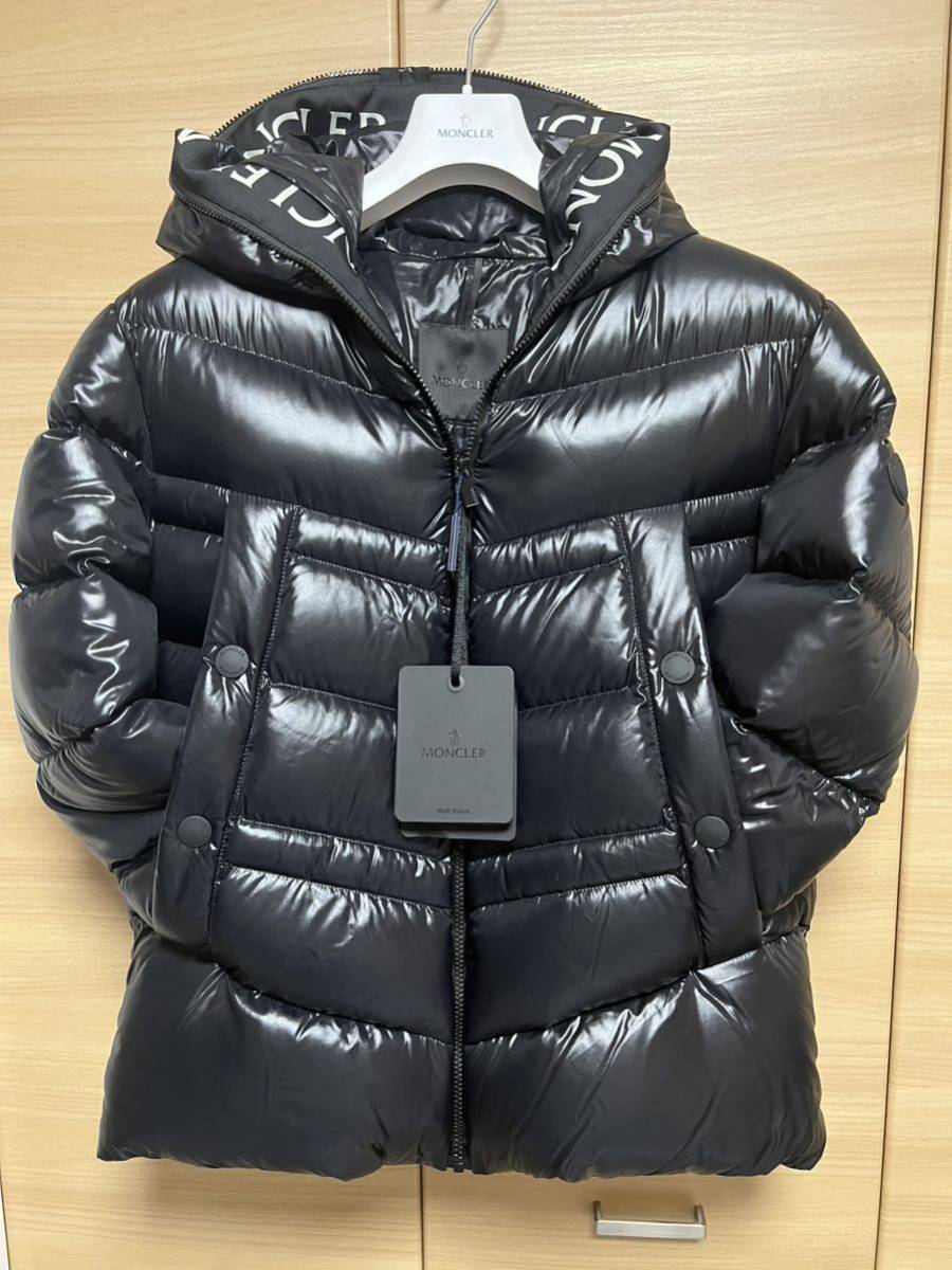 モンクレール MONCLER NESEA ネセア ブラック0 フリルダウン 美品