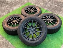 G.SPEED 15インチホイール& 195/65R15 DUNLOP WINTER MAXX ラジアルタイヤ4本セット★ ノア ヴォクシー ステップワゴン セレナ等に★G58_画像1