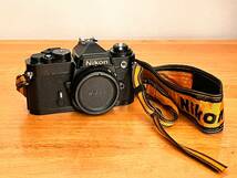 Nikon FE 黒 ボディ ブラック MF 一眼レフ カメラ 本体 比較的キレイ フィルムカメラ_画像1
