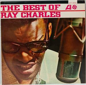 個管12 RAY CHARLES : THE BEST OF RAY CHARLES レイ・チャールズ ペラジャケ 帯なし 国内盤 中古 アナログ LPレコード盤 19??年 JET-4051