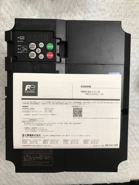 新品未使用士電機インバーター FRN7.5E2S-2J 正規品動作保証 [インボイス発行事業者]