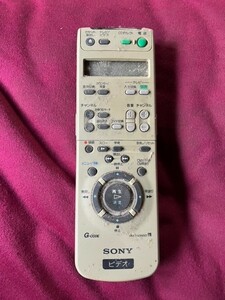 SONY ソニー ビデオデッキリモコン RMT-V295D ジャンク品