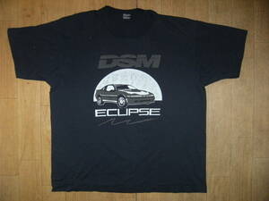 非売品★アメリカ製★80年代★DSM モッパー クライスラー 三菱自動車 初代 ECLIPSE エクリプス Tシャツ★スポーツカー アメ車 旧車 走り屋