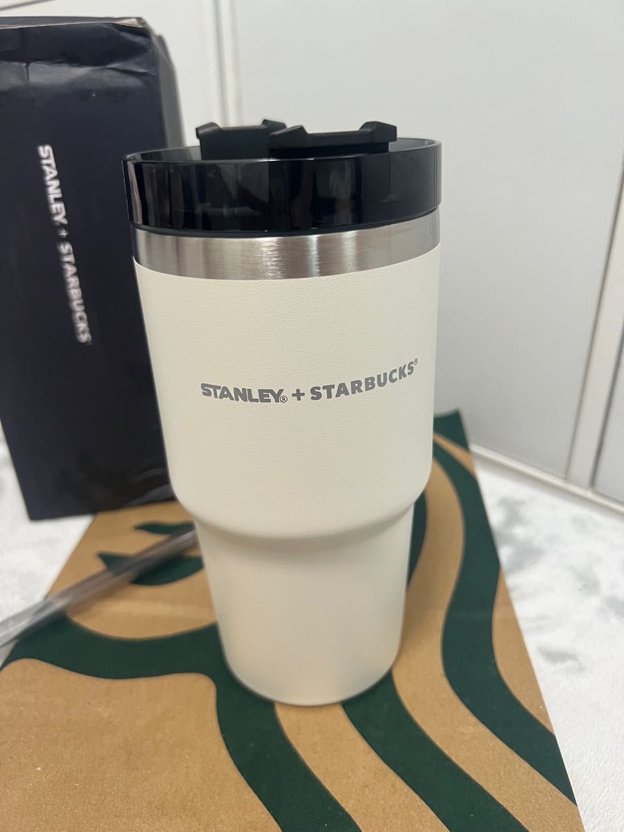STANLEY スタンレー STARBUCKS スターバックス コラボ ストロー付き 
