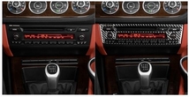 BMW Z4 E89 2009 - 2016年　内装インテリアステッカー 　コンソール　CDパネル　エアベントフレーム スタイルA_画像7