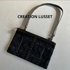 CREATION LUSSET クリエイションルセ　メンズ　ストラップ付　ポーチ　携帯ケース