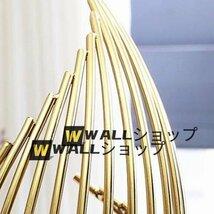 装飾品 オブジェ 豪華 高級 インテリア オーナメント 金属 ゴールド 曲線 大理石 室内 アート 芸術 置物 おしゃれ 雑貨 曲線美 アート_画像8