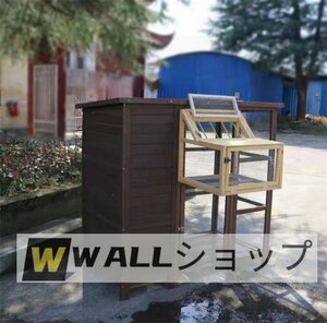 品質保証★ハトちゃんのお部屋 大型豪華ハト小屋 防雨防腐 木製鳥かご 飼育 アヒル 屋外養殖 庭用 通気性 耐磨耗